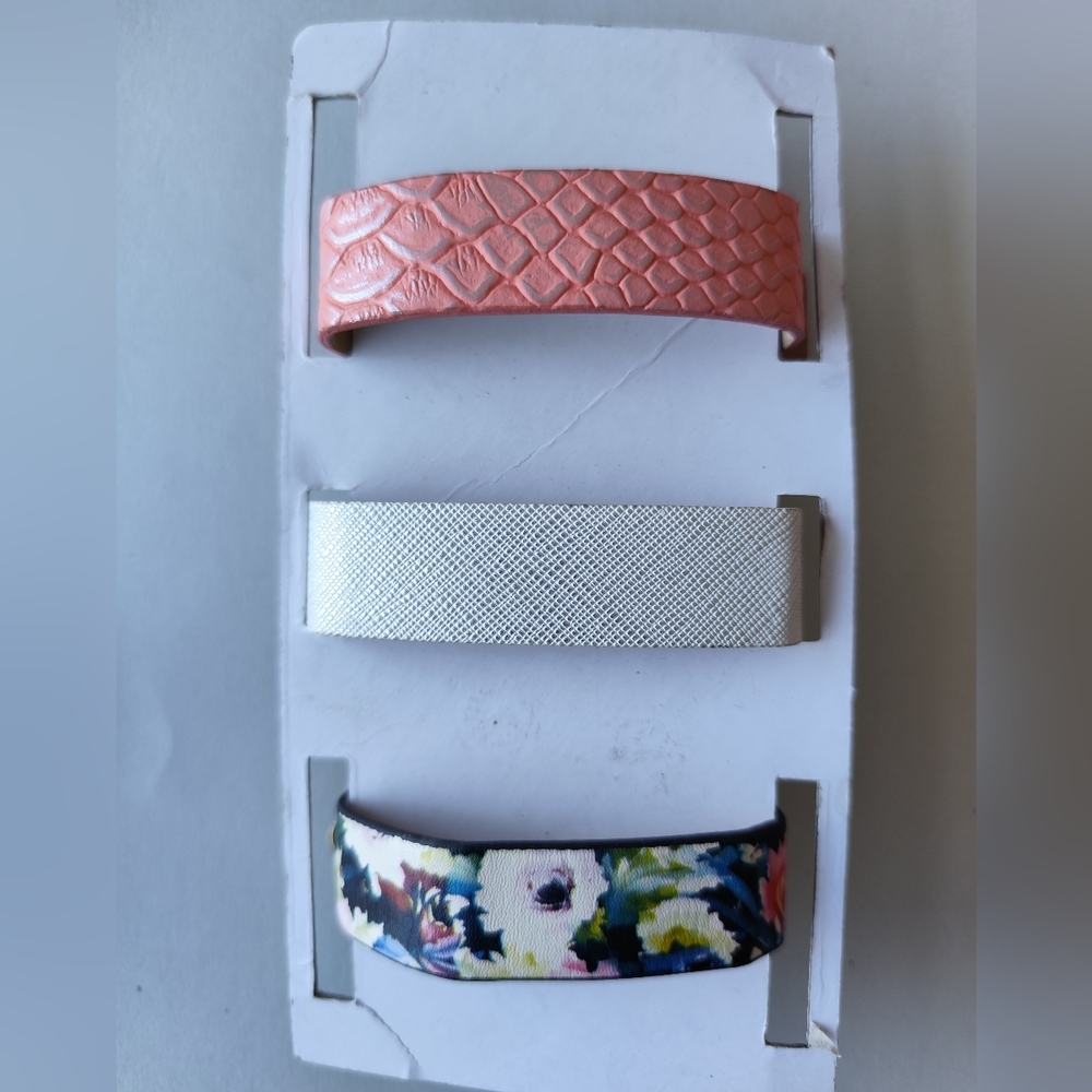 ALDO Pink Silver and Floral Bracelet Watch Bands